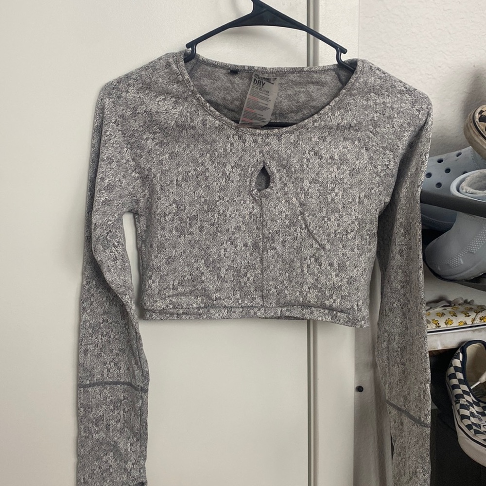 Gymshark long sleeve crop top